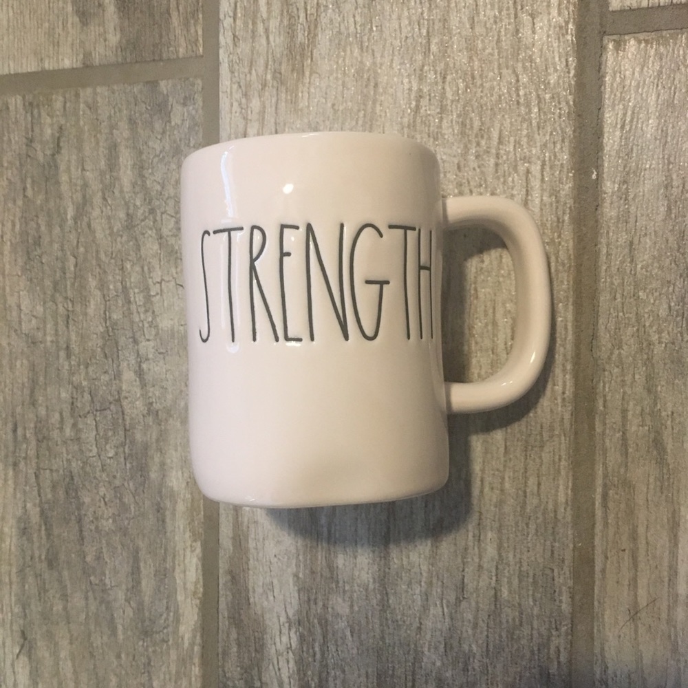 Rae Dunn “Strength” mug. Brand new!
